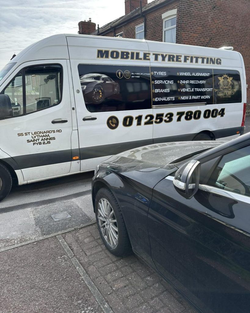 Mobile Tyre Fitting - DB Tyres & Mobile Fitting - Next Day Fitting Lytham St Annes
